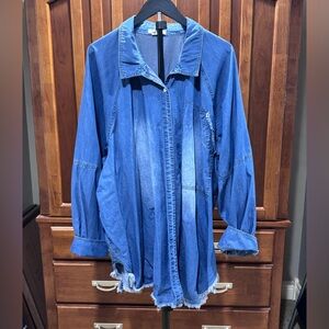 Torrid Festi Denim Button Down Shirt